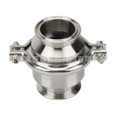 304卫生级快装 卡盘单向止回阀 10P不锈钢卡箍式 止回阀 H81W