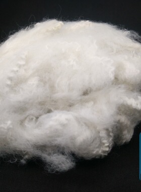 本白色 2.5D51 短纤维化纤 福优思短纤超市来样核价 现货一包起发