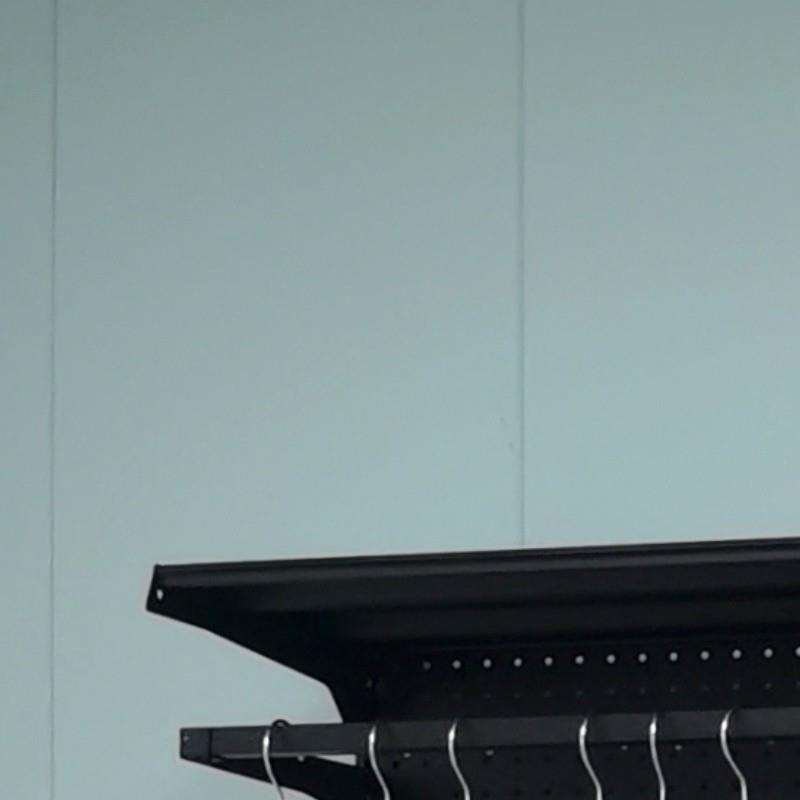 1.9米黑开放式衣柜置物衣架墙简易铁艺衣帽间金属洞洞板卧室收纳