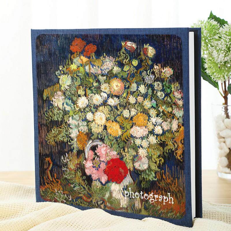 567寸覆膜自粘式复古文艺可写字相册毕业情侣拍立得diy手工纪念册