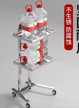 小推理车理发店杠车染不锈折叠染发推车理发店烫发钢95509店推车