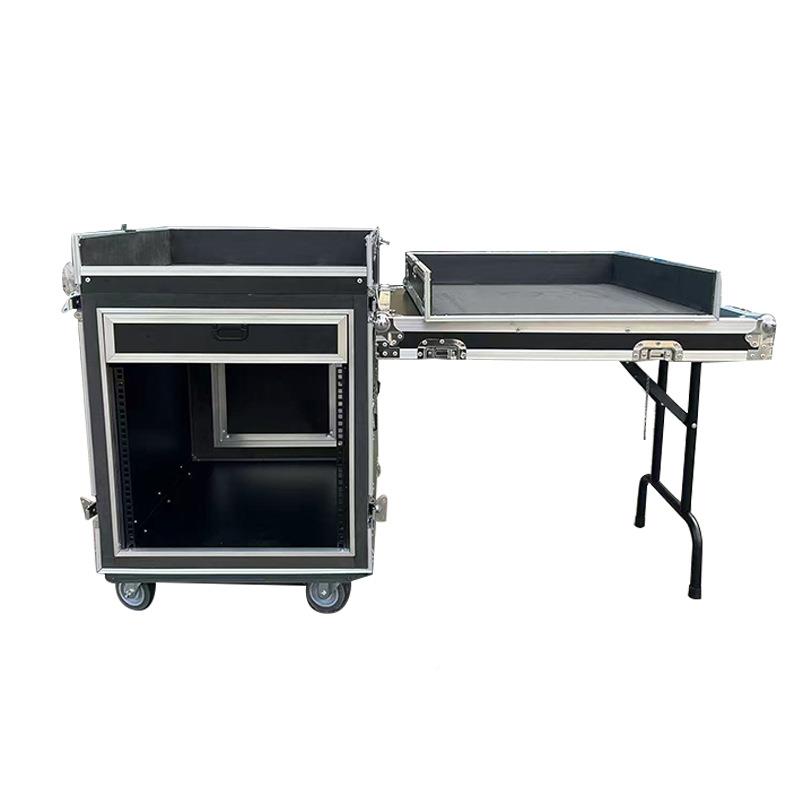 厂家12u防震航空箱机柜音台响调音空功机柜12u防震功放话航箱加固