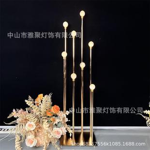 礼堂亚克气泡球电力镀摆件奥斯6054卡路引灯宴会布置道具台装 饰婚