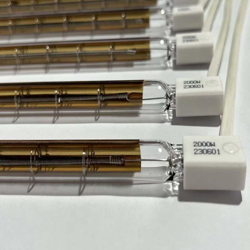 短波半镀白加热管机吹瓶机加管吸塑热机封外边LHJ用红线加热管配