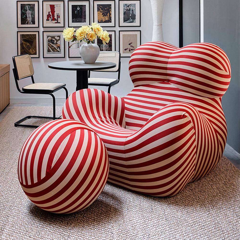 妈妈的沙怀抱懒人客BZK厅户型网发红单人躺椅设计师阳台布艺小休