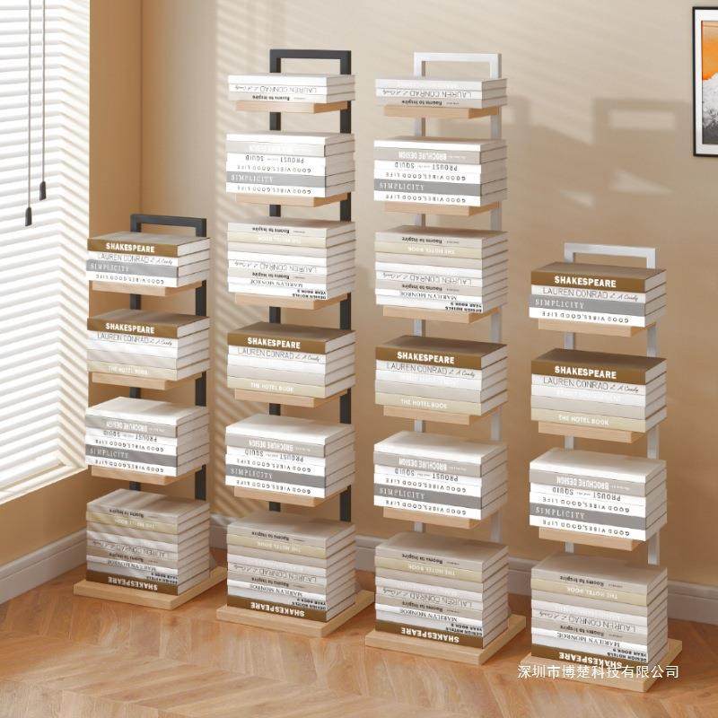 隐形书架落地靠墙客置37979厅书架简易网红书柜墙角学物生小型本收纳架,影音电器,DIY配件,淘宝优惠券,粉丝福利购,淘宝优惠卷