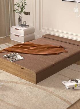 折叠床办公多室午休单35352人床小户型风琴伸空沙缩床功能双人发