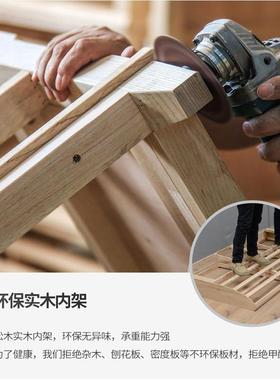 榻实床头板软包落地木简约现代轻DIF奢床头榻超米单独床头薄单买