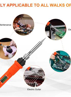 数显烙铁铁18170套装宽电率电压大功120W按键款式可调温恒温电烙