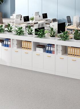 办公室矮柜隔件断屏风文柜花草绿槽柜植靠储墙员工物84609柜资料