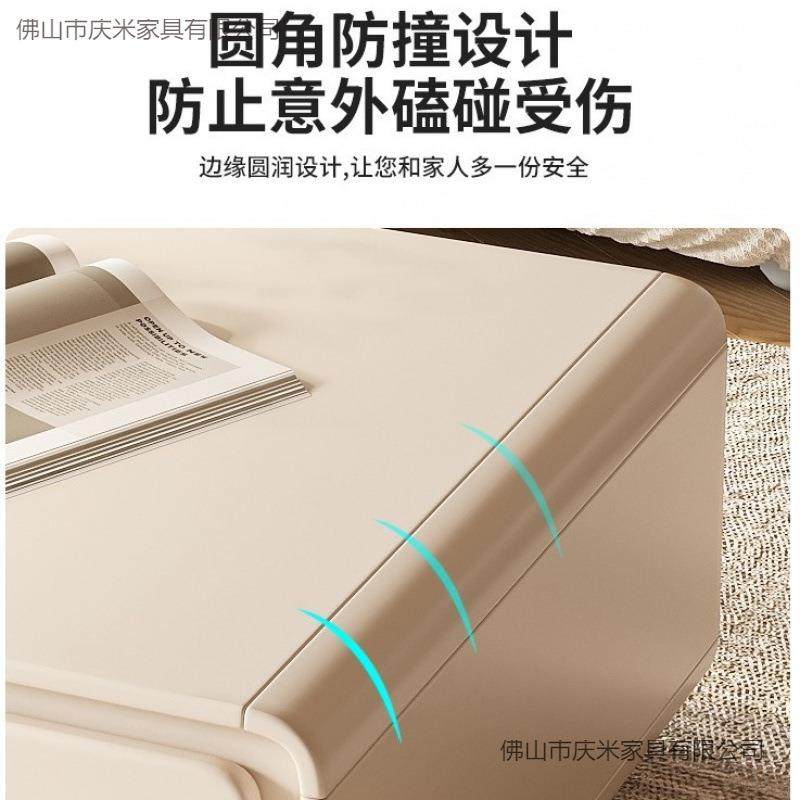 法奶油10875风圆角白电视柜现代简约茶几组型合式客厅极简家用户小落地,影音电器,DIY配件,淘宝优惠券,粉丝福利购,淘宝优惠卷