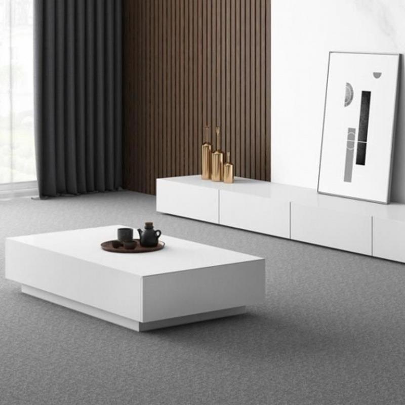 电视具柜家家用意极简式现代黑色木质小户型茶EMG几电视柜落柜地