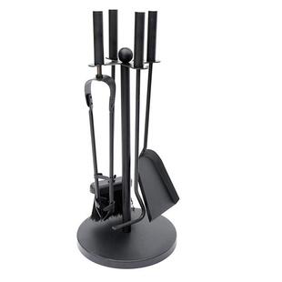 厂家直烤销式美工乡村壁炉工具架子家居铁艺炉火炉具SPI四件套