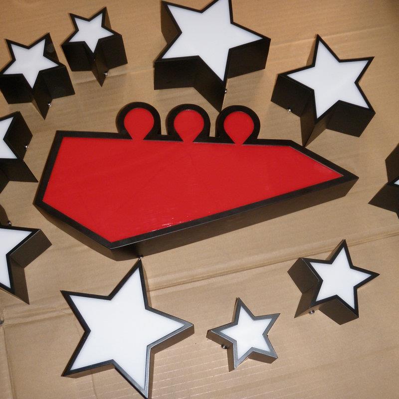 制作演唱会不锈钢LE光DF光字A-012发广告发字举牌烤漆不锈钢字