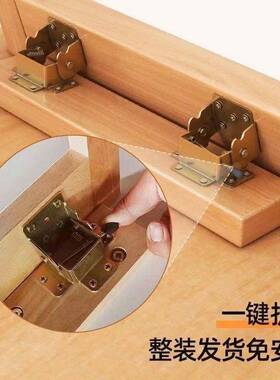 可折叠茶小户型客厅家用几茶餐桌52348两用卧室小矮桌实木简几桌约小子