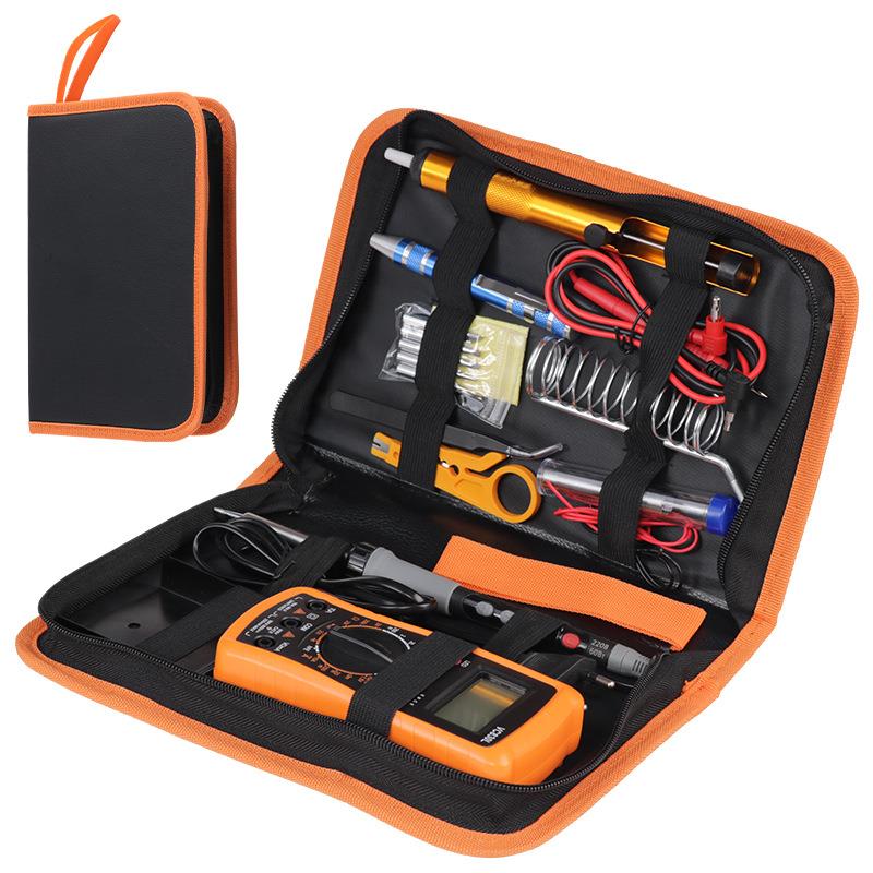 HMD货源电调温数字烙铁60w带万用表家用维修焊烙铁接装厂套家