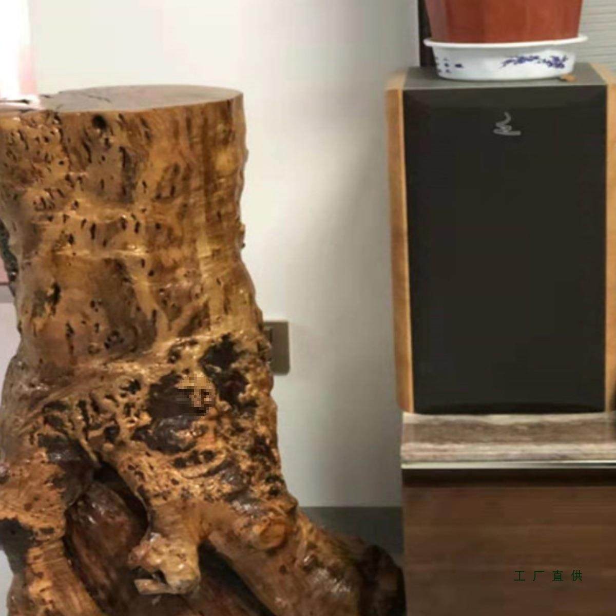木墩子原木树桩枣实树根墩雕茶几凳子茶木凳SSS圆凳花架艺术奇石