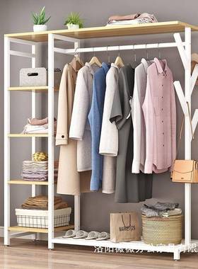 挂落地衣帽架衣柜约AAL简现代卧室创意衣架网红家用衣架服架置衣