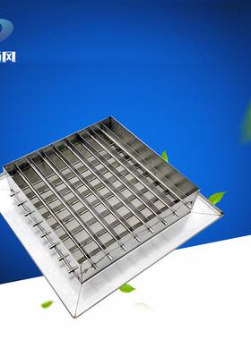 304动不不锈钢双层百叶节出风口52448叶片可调节活风口锈钢可调风