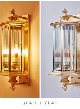全铜过tb-53395户楼外防水大门led花园壁灯别墅梯阳台道门口走廊