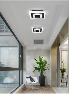 走廊灯过道灯圆形顶灯现代吸简约led玄门衣帽间灯ISA具厅入户关阳