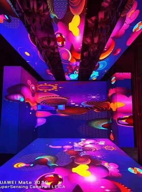 深圳室P3.91LE彩砖D全地屏互动感应屏地77720砖展厅互动显内示屏