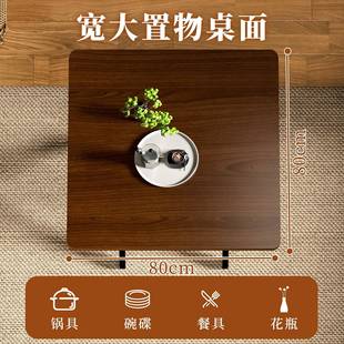 可折叠桌餐桌家用方桌户型小桌子简易圆桌出租屋户外便携摆摊吃饭