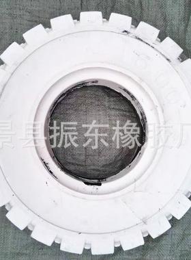 振东生产橡耐胶轮轮实心磨叉车用600-9实心胎78416工具车胎实心胎