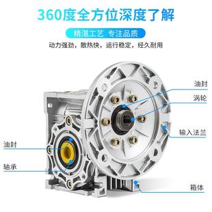 75速30 减N低速机蜗轮蜗杆MRV30 655619571.5KW电机调 407