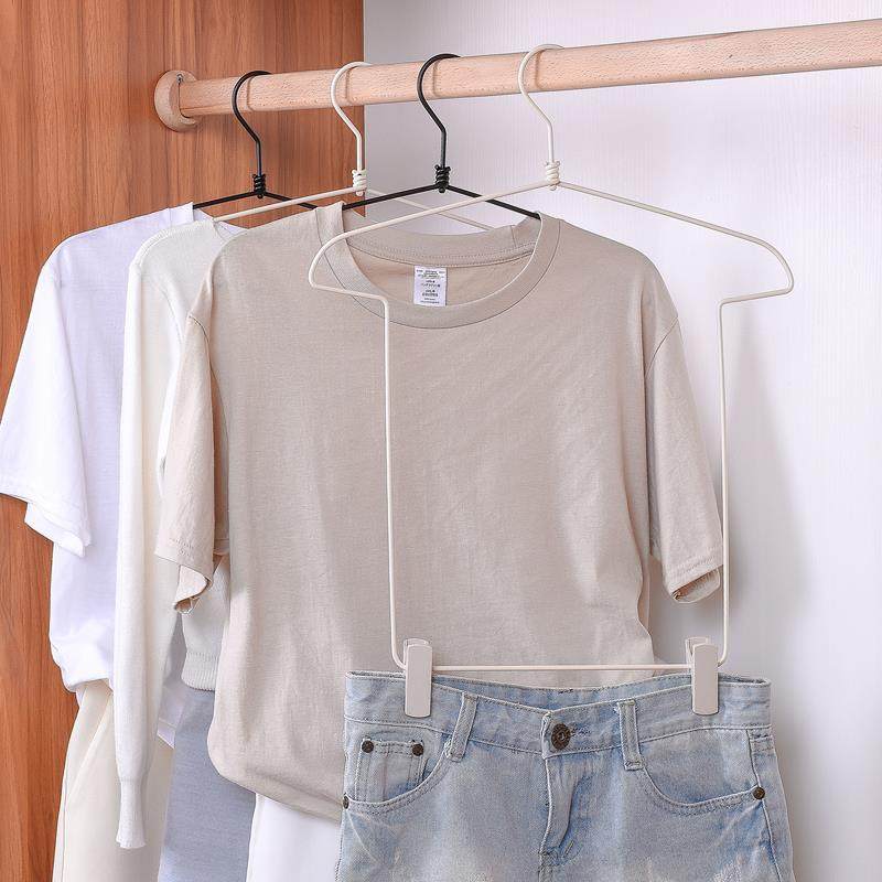 2585众之亿体套装衣架裤架连一体衣挂套装衣挂裙裤夹带服夹汉服成