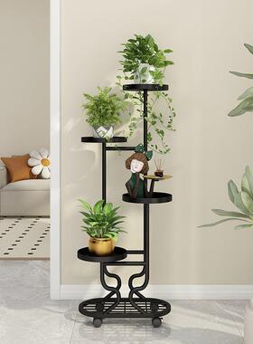 花架置物架艺85083阳花盆铁架室内户外多层多肉架客台厅落地架移