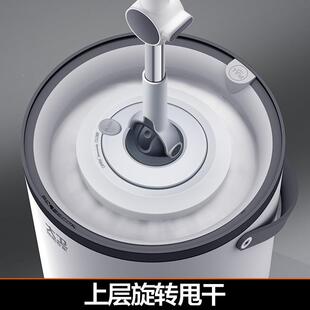 懒人大卫单桶墩拖转布地39732净一拖桶手自动新款旋布免洗拖把家