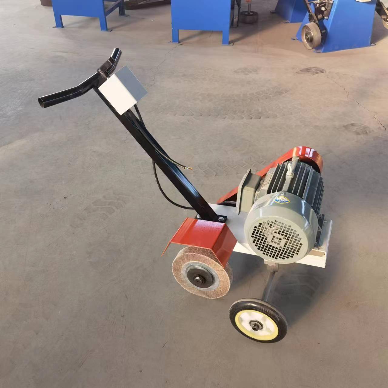 手推式带机工业级多功除锈能平打磨机平面面毛刺打磨DFK砂砂带机