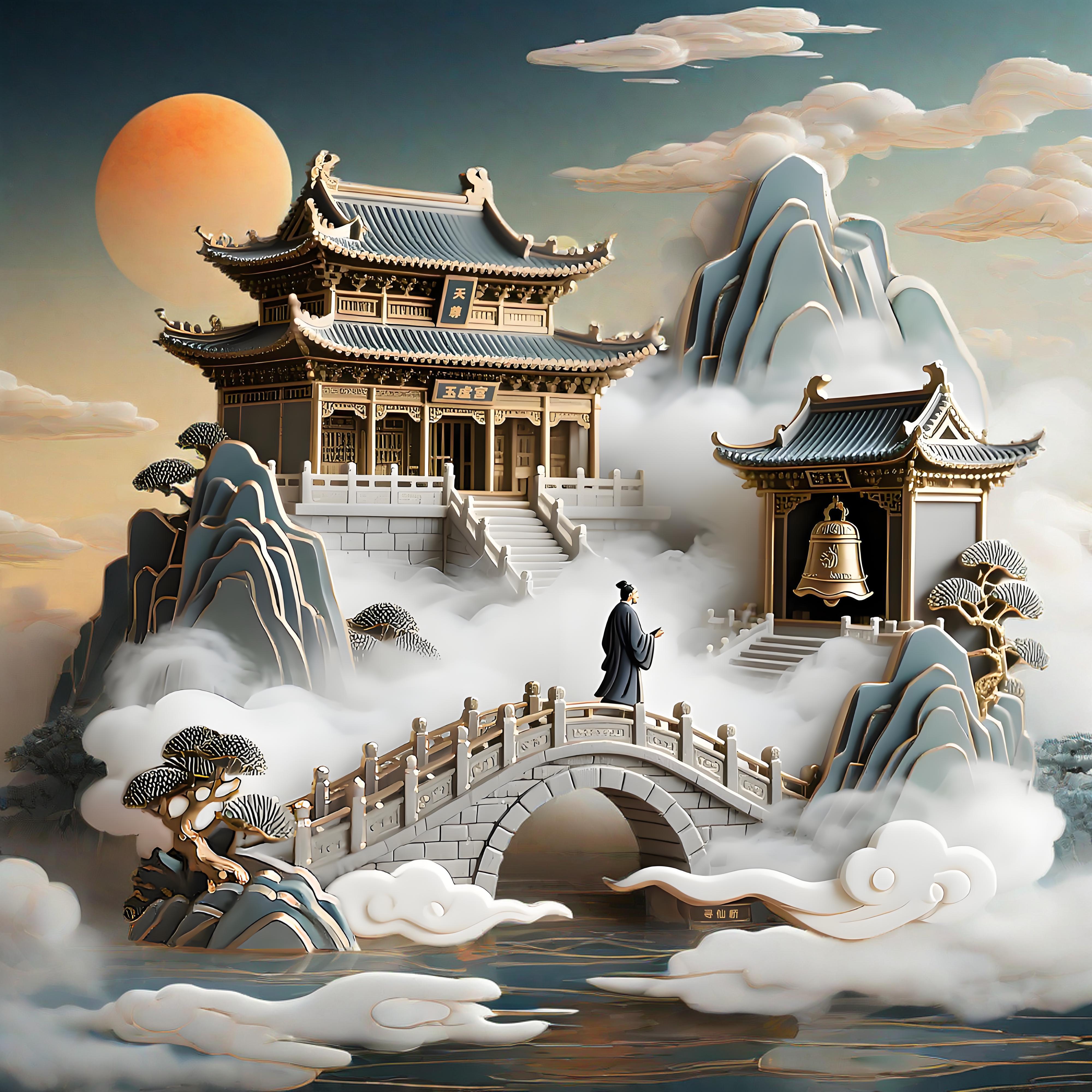 哪吒玉虚宫封神演义冰箱磁贴