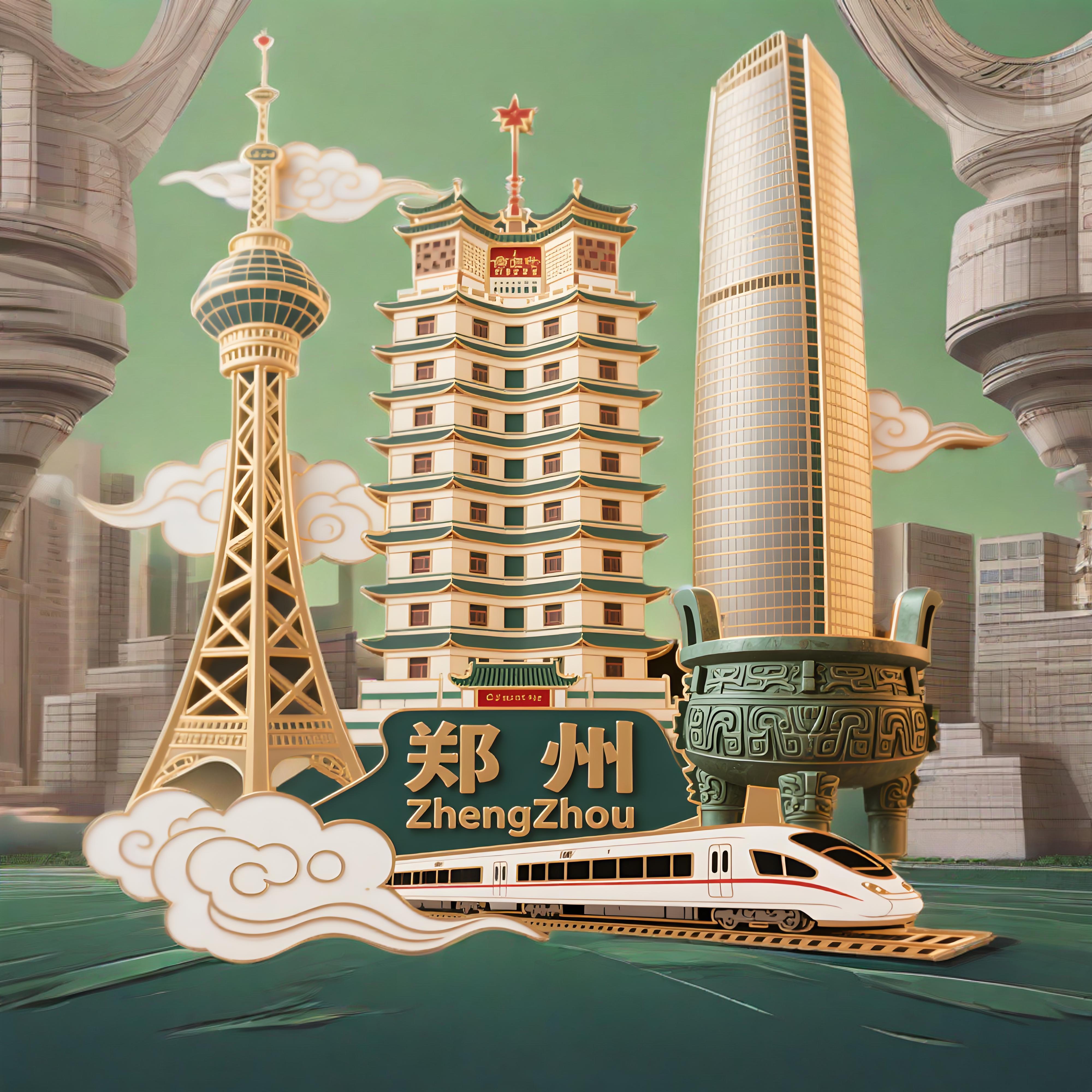 郑州文创冰箱贴河南旅游纪念品