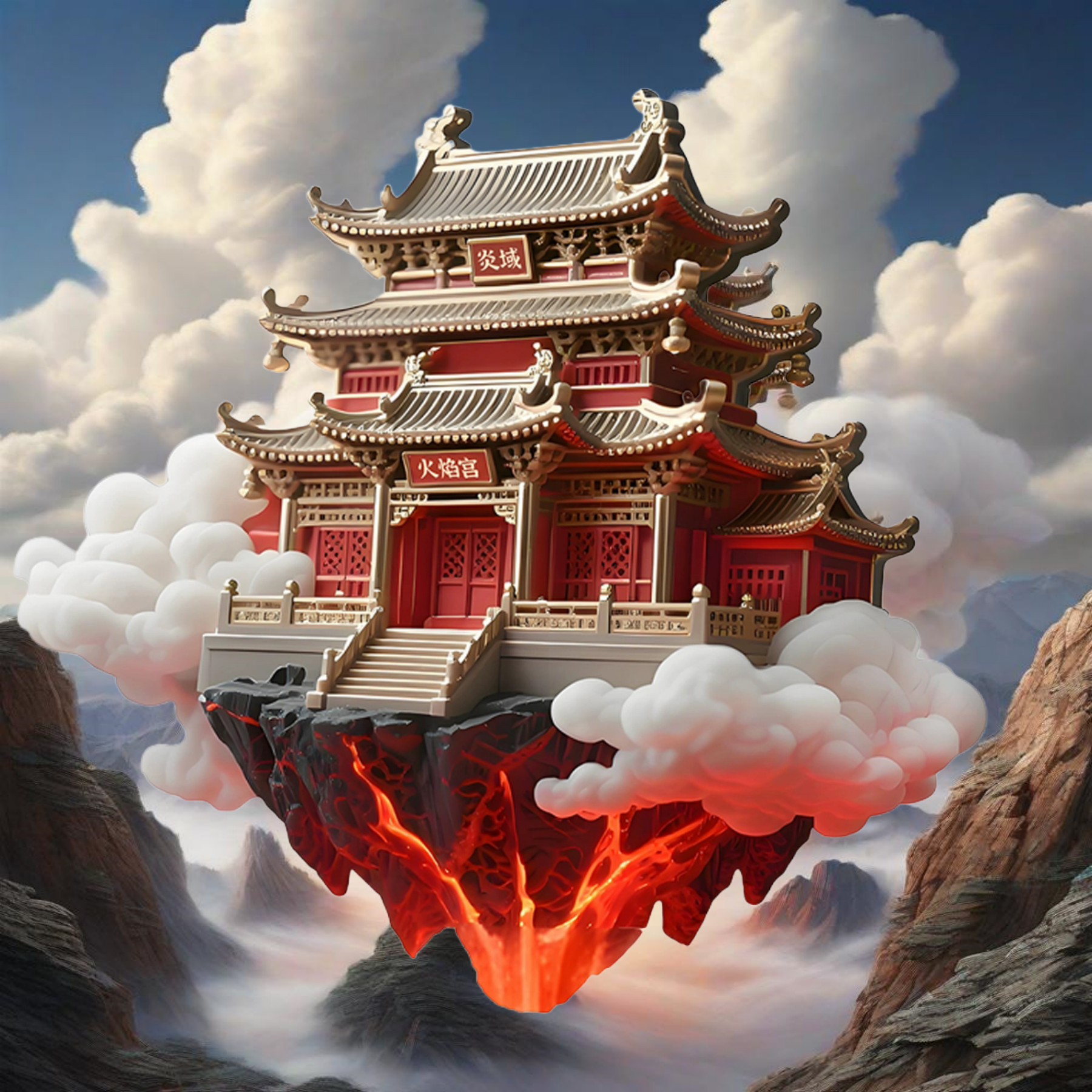 西游记火焰山冰箱贴特色国风