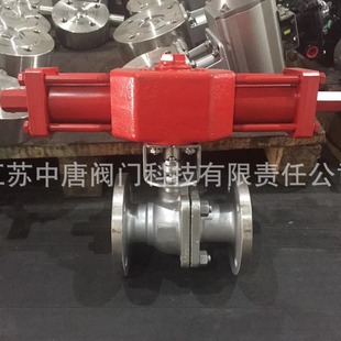 液控法兰球阀 液动浮动球阀 CF8 16P不锈钢液动硬密封球阀 Q741Y