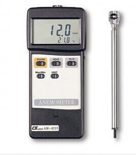 面议中国台湾路昌AM-4213风速温度计（迷你风叶）AM4213风速仪