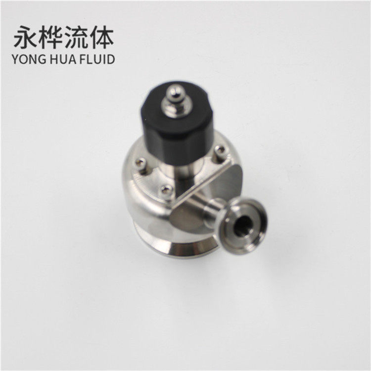 无菌取样阀 卫生级316L快装取样器 单口采样阀 皮管出口取样阀