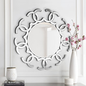 北欧INS风创意挂镜装 饰镜玄关镜浴室镜时尚 镜子化妆镜2186