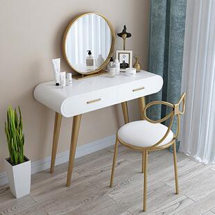卧室北欧少女梳妆台成套小户型双抽屉起居室迷你化妆桌