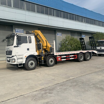 【程力集团】出口陕汽shacman 8x4 XCMG 30吨折叠臂起重机|随车吊