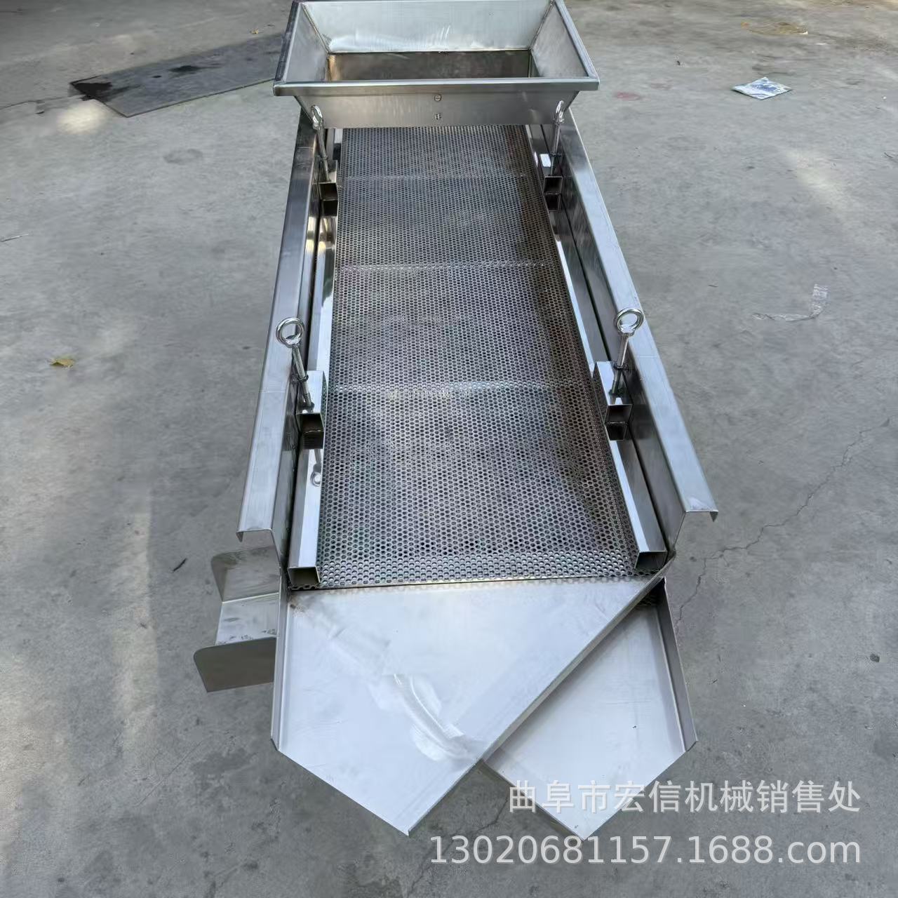 三相电粮食振动筛大小分选