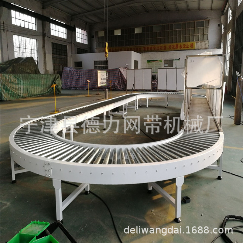 动力滚筒双链轮输送机