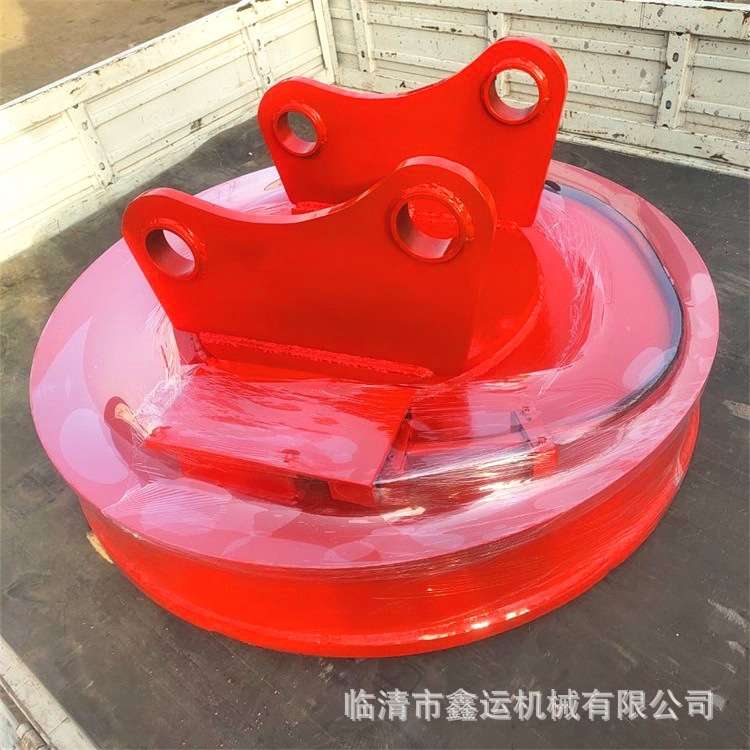 鑫运MW5电磁吸盘 搬运装卸钢板废铁磁力吸盘 挖机自发电带电磁铁