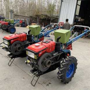 12马力柴油动力旋耕机 大棚耕地打田果园开沟机 行走式整地机