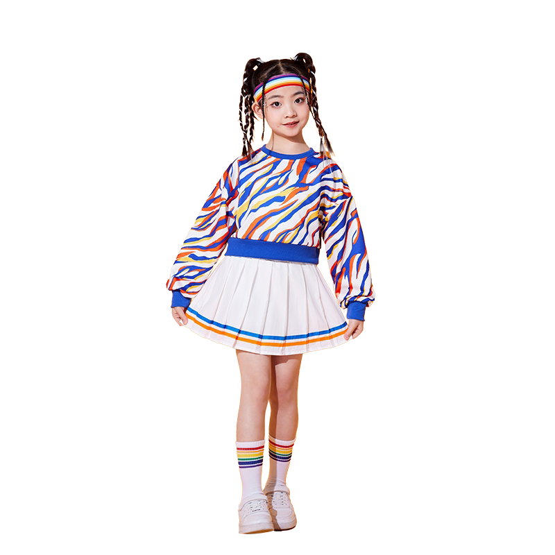 2024新款儿童啦啦队表演服