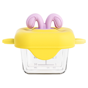 Bebikr宝宝辅食盒玻璃保鲜储存可蒸煮蛋羹碗杯模工具全套婴儿专用