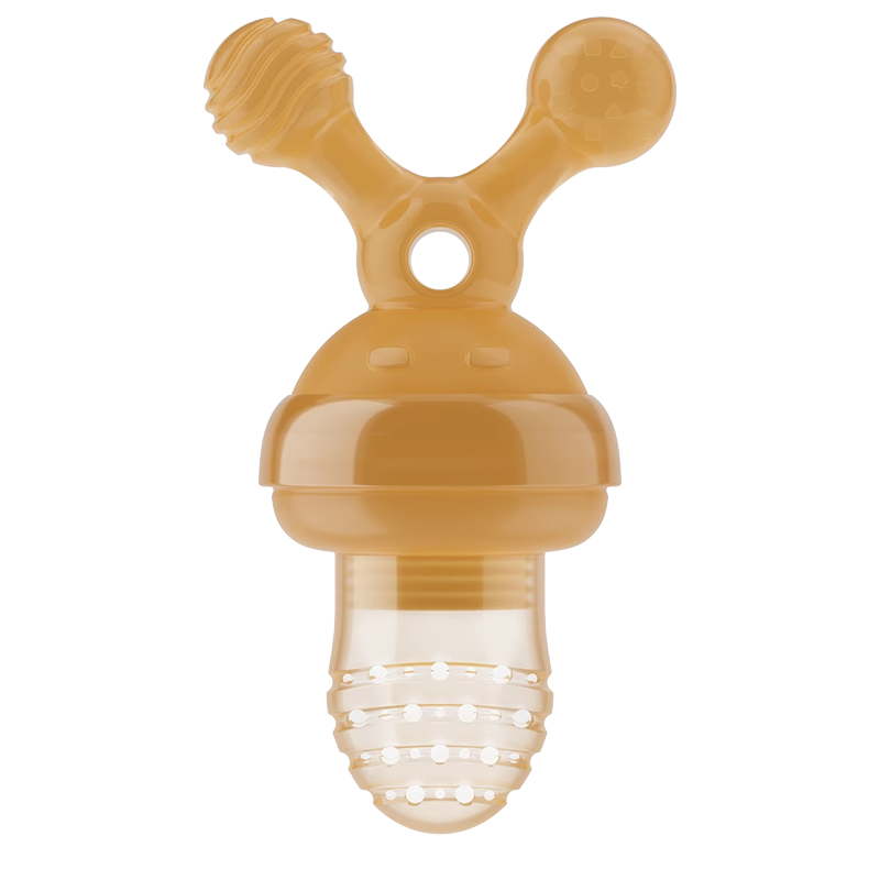 Bebikr咬咬果蔬乐袋婴儿吃水果辅食器宝宝咬玩乐牙胶磨牙棒全硅胶