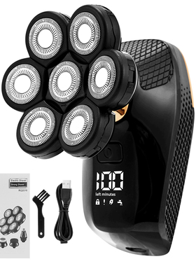 New Shaver For Men 7D Independently 7 Cutter Floating Head W